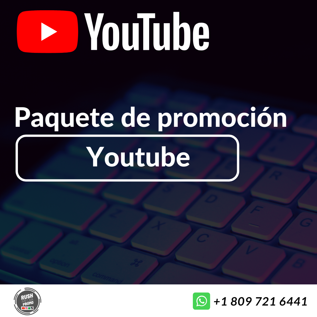 Paquete de promoción youtube