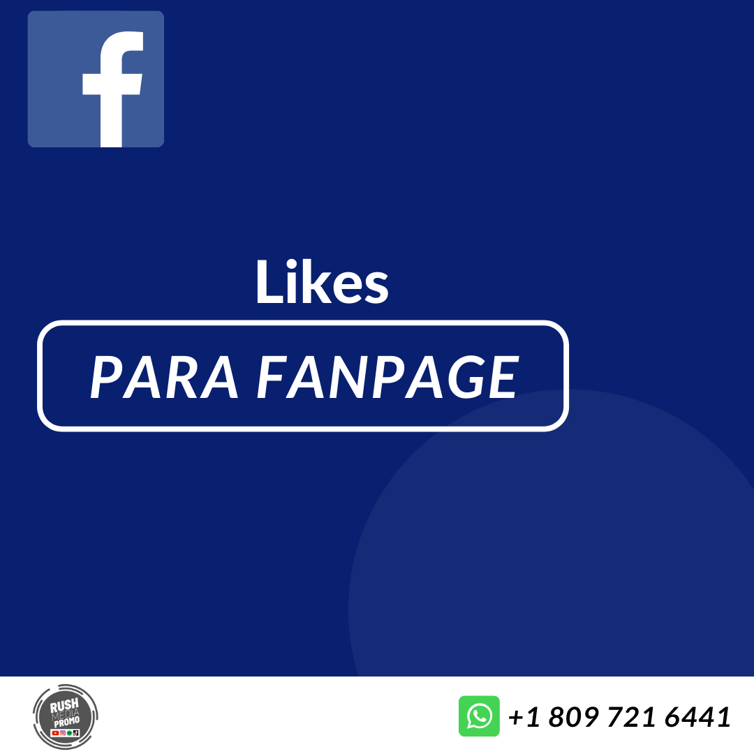 Likes para Fanpage Facebook