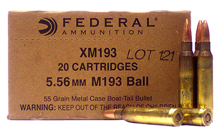 Federal American Eagle XM193  5.56x45mm 55 gr.  20/box