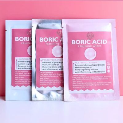 Boric Acid Feminine Wipes