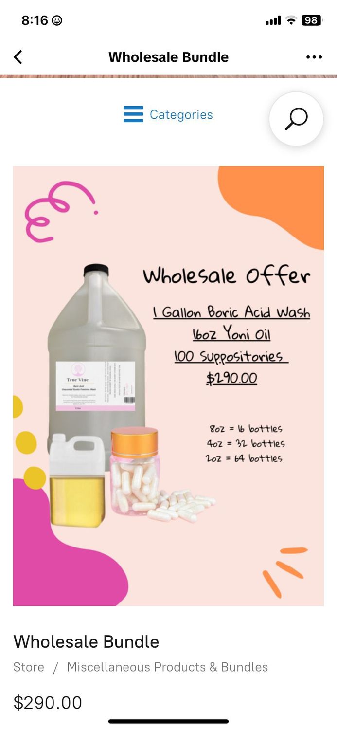 Wholesale Wash