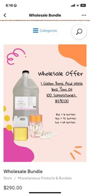 Wholesale Wash