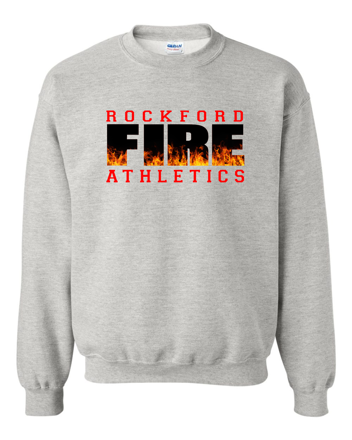 Grey FIRE ATHLETICS Crewneck