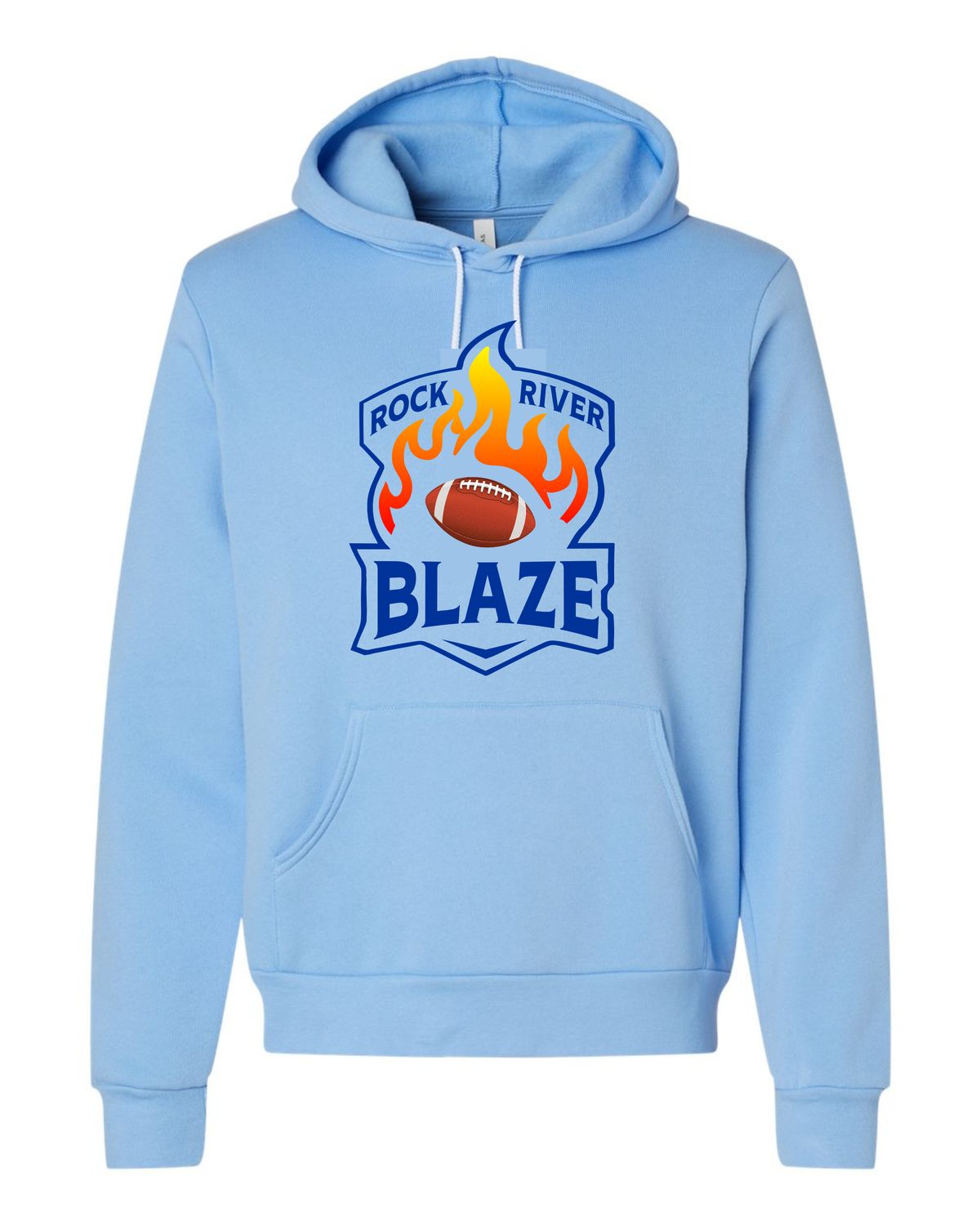 BELLA + CANVAS Unisex Fleece Hoodie Sweatshirt - Football