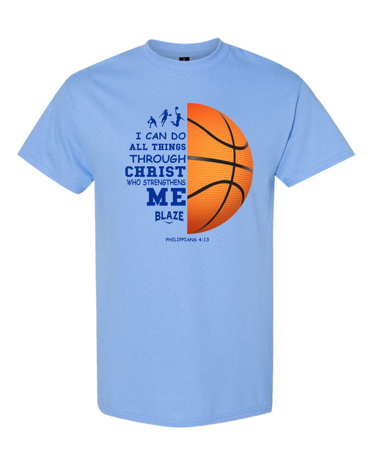 Unisex DryBlend™ Short Sleeve T-Shirt - All Things- Carolina Blue