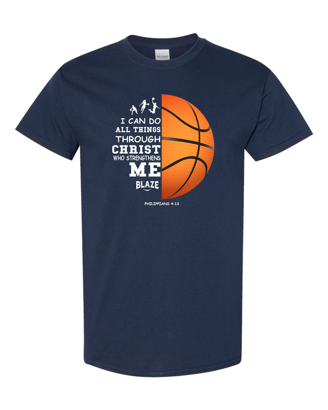 Unisex DryBlend™ Short Sleeve T-Shirt - All Things- Navy