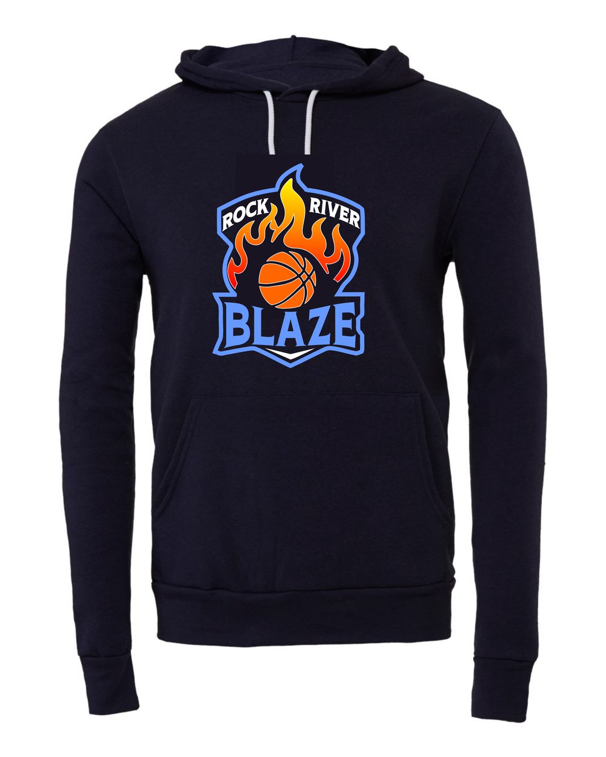BELLA + CANVAS Unisex Fleece Hoodie Sweatshirt - Basketball