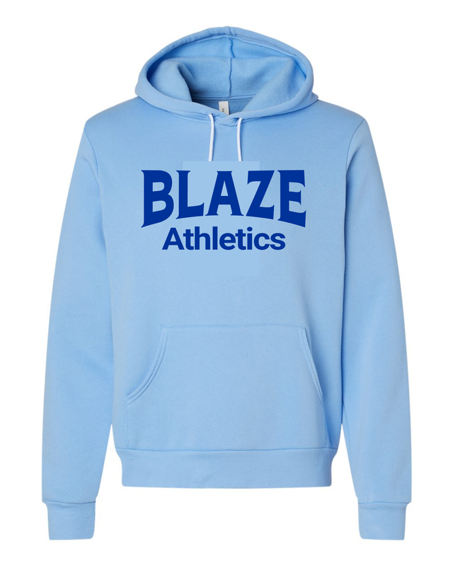 BELLA + CANVAS Unisex Fleece Hoodie Sweatshirt -  Blaze Athletics