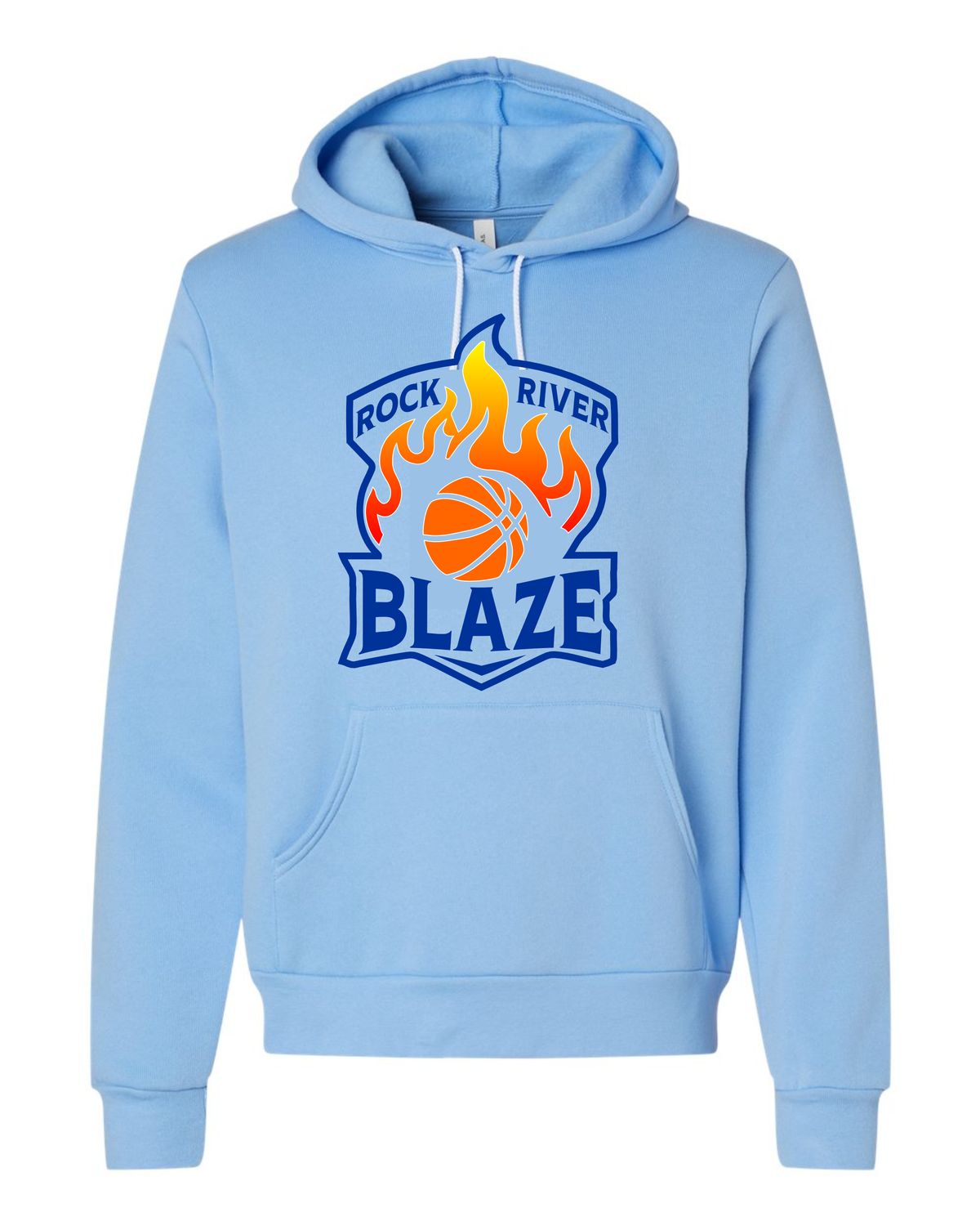 BELLA + CANVAS Unisex Fleece Hoodie Sweatshirt - Basketball
