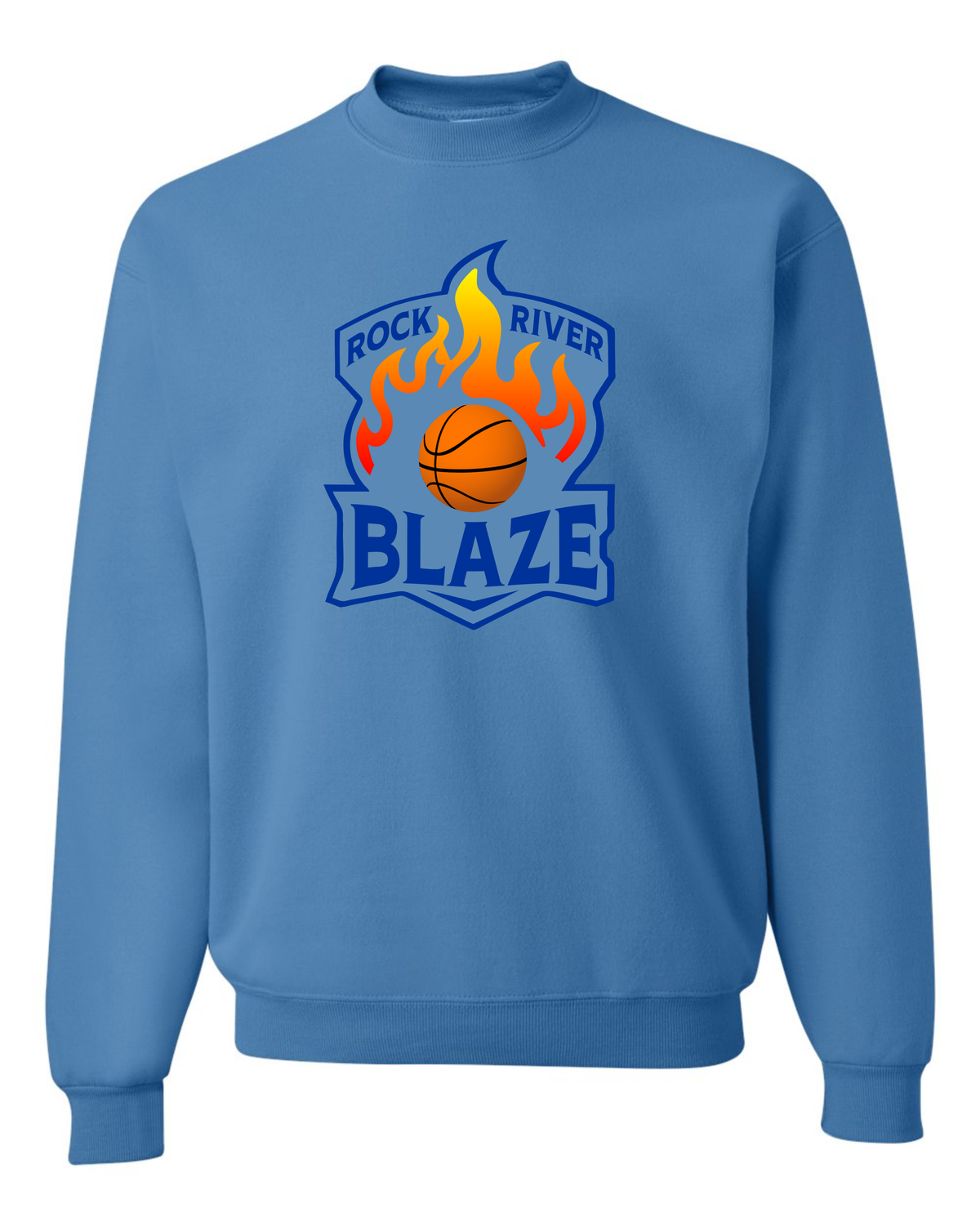 Unisex  Crewneck Sweatshirt- Carolina Blue Basketball