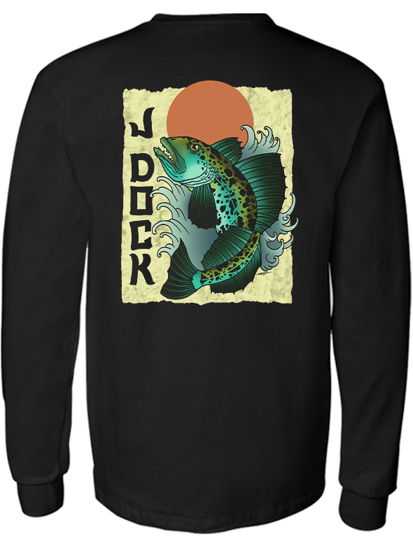 J-Dock Blue Ling Cod Long Sleeve