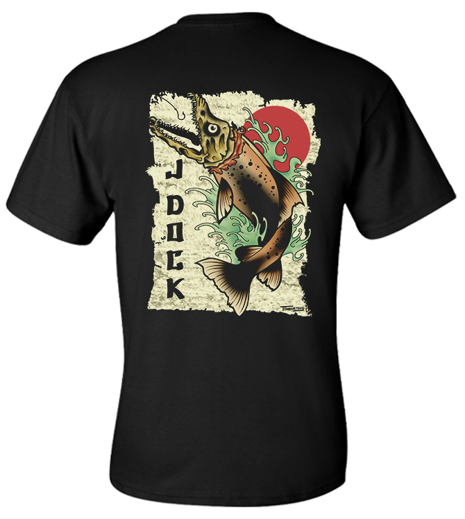 J-Dock Salmon Skull Short Sleeve