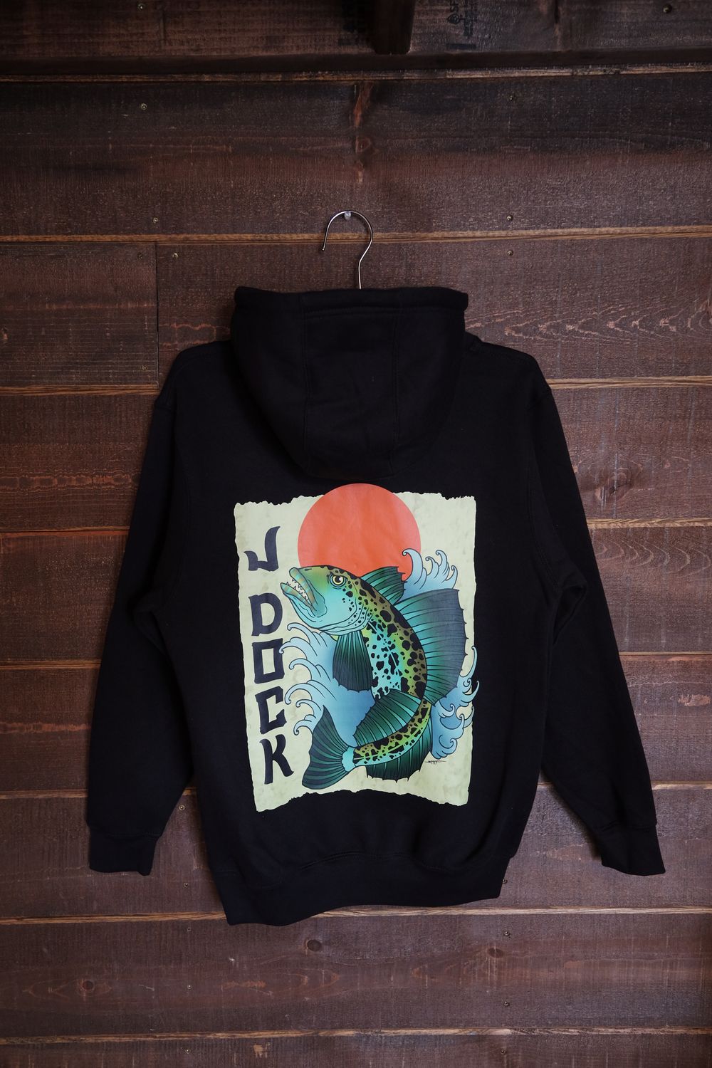 J-Dock Blue Ling Cod Hoodie