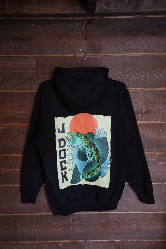 J-Dock Blue Ling Cod Hoodie J-Dock Blue Ling Cod Hoodie