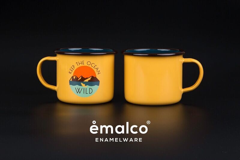 Keep The Ocean Wild Enamel Mug Keep The Ocean Wild Enamel Mug
