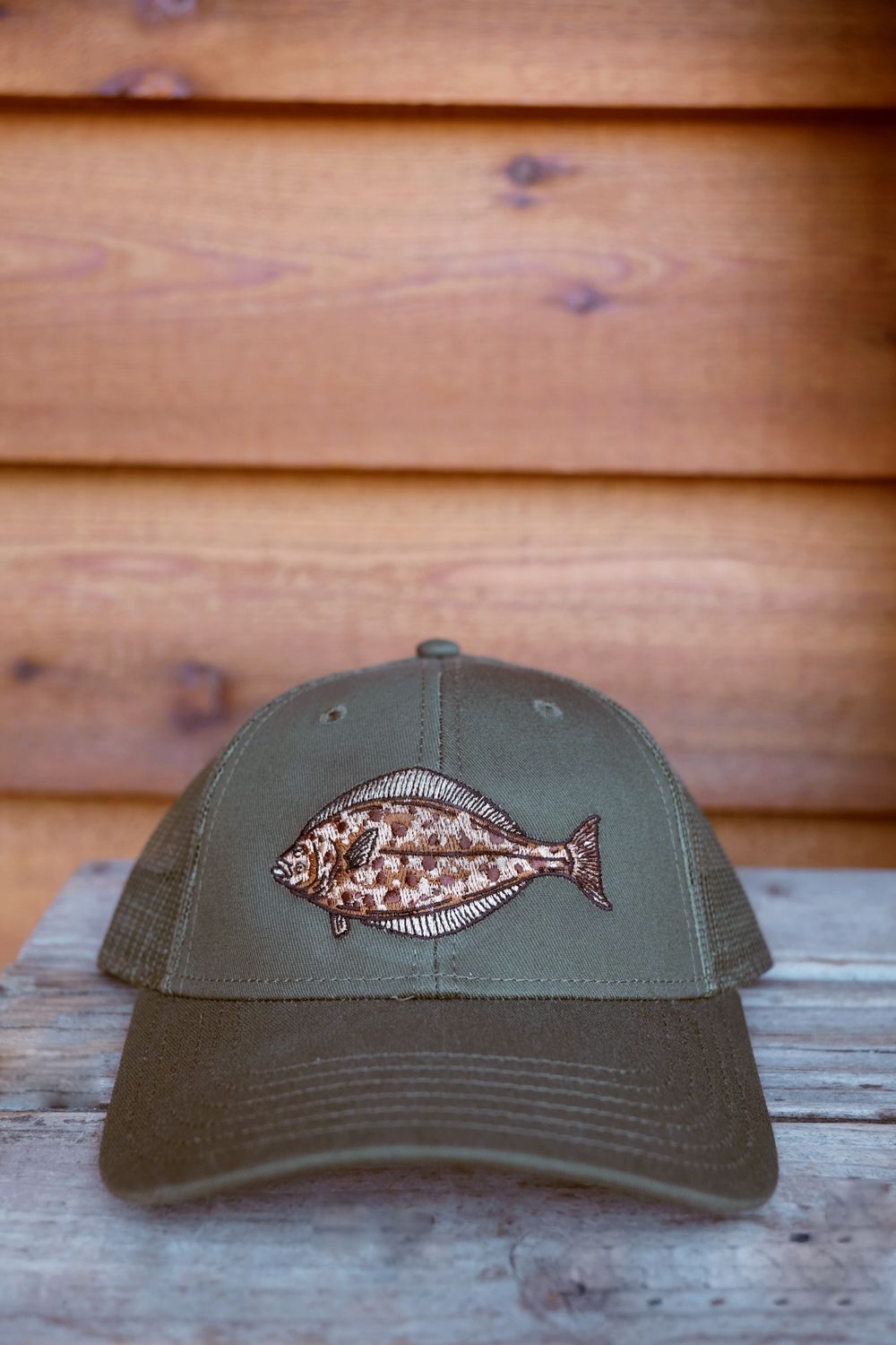 Embroidered Halibut Hat