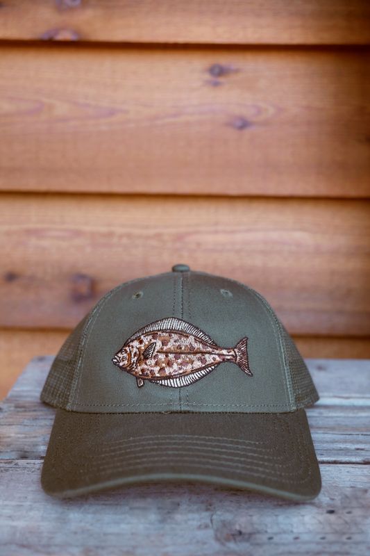 Embroidered Halibut Hat Embroidered Halibut Hat