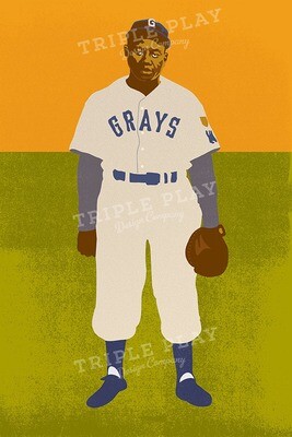 Josh Gibson: Baseball History — Illustrated Art Print