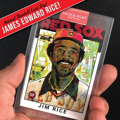 JIM RICE 1986! — Premium Art Card — ONLY 14 ever made!