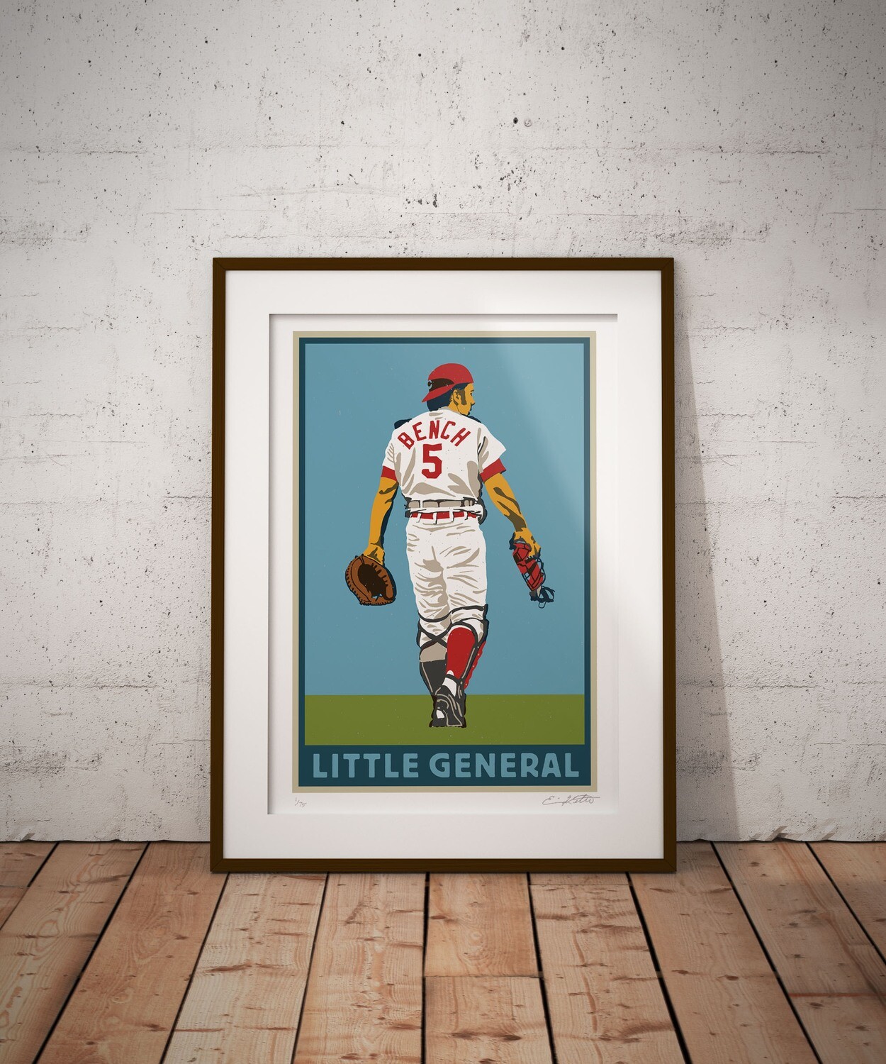 JOHNNY BENCH — LITTLE GENERAL 1976