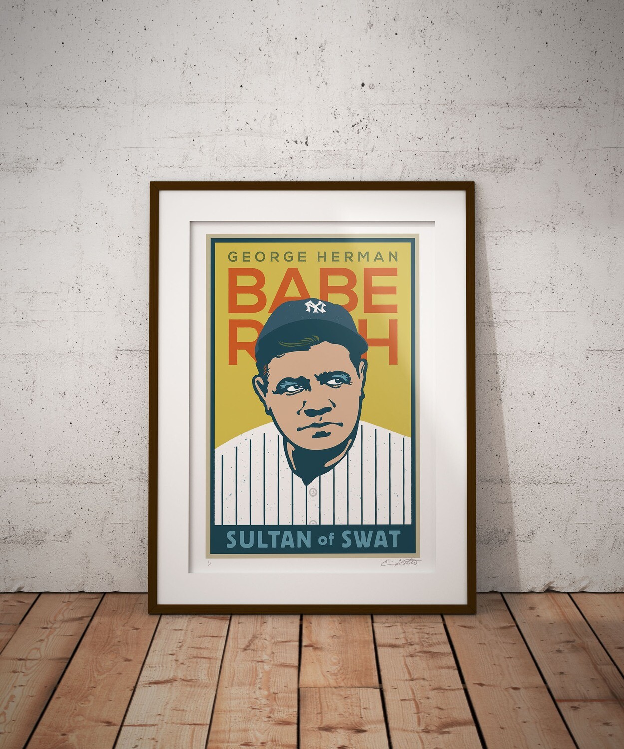 Babe Ruth Sultan of Swat Art Print 