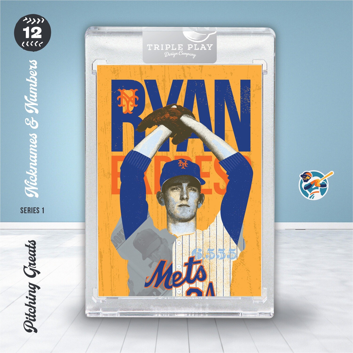 NOLAN RYAN - RYAN EXPRESS METS —  BLUE SIGNATURE Variation /25
