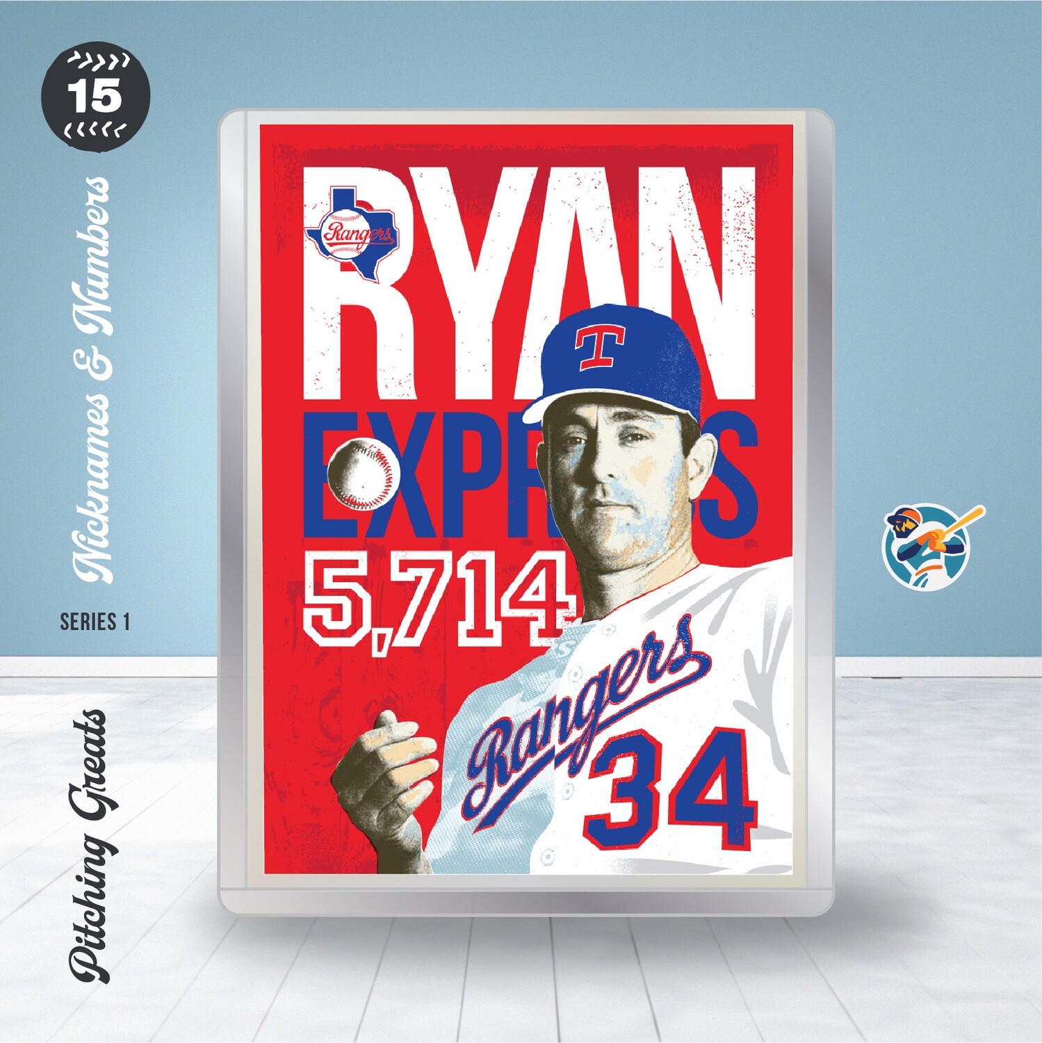 NOLAN RYAN - RYAN EXPRESS RANGERS —  BASE SIGNATURE Variation