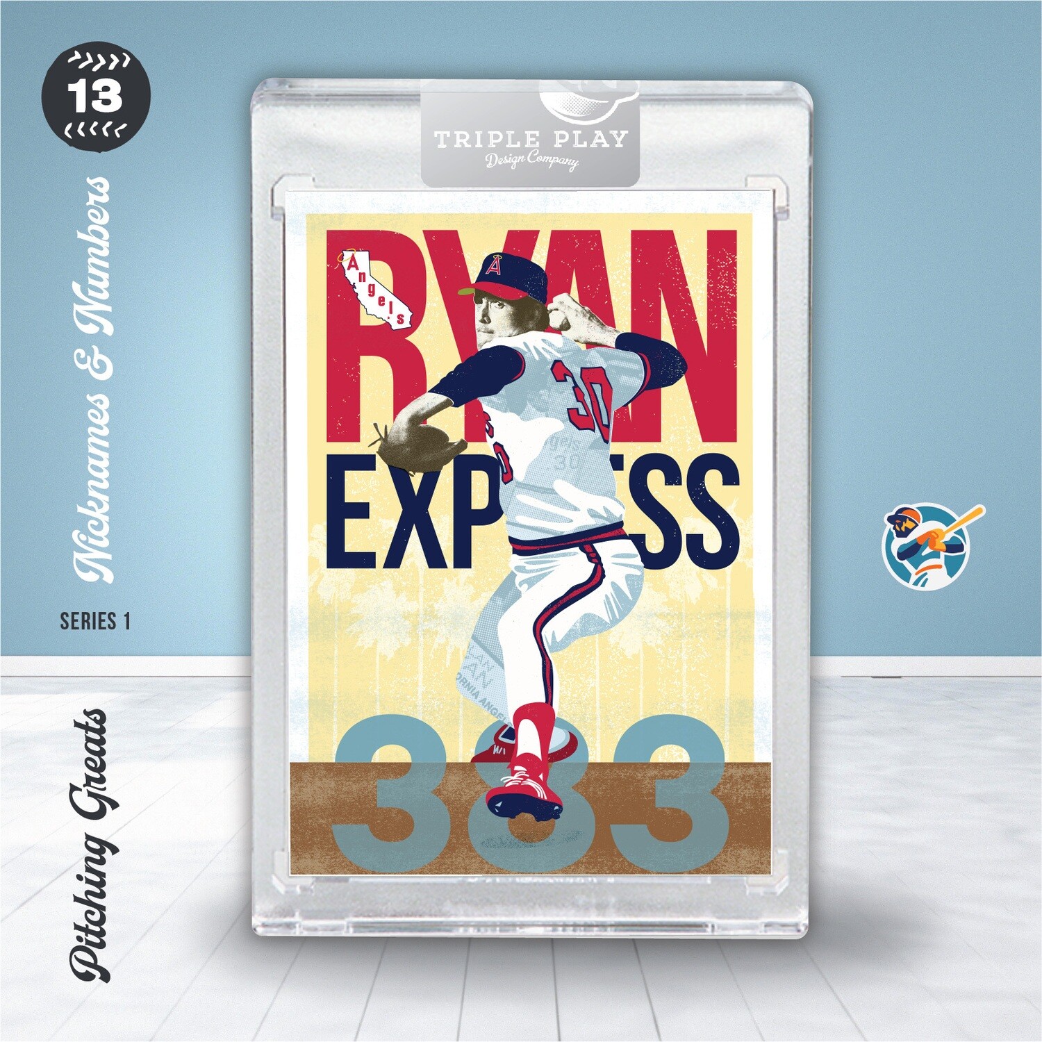 NOLAN RYAN - RYAN EXPRESS ANGELS —  BLUE SIGNATURE Variation /25