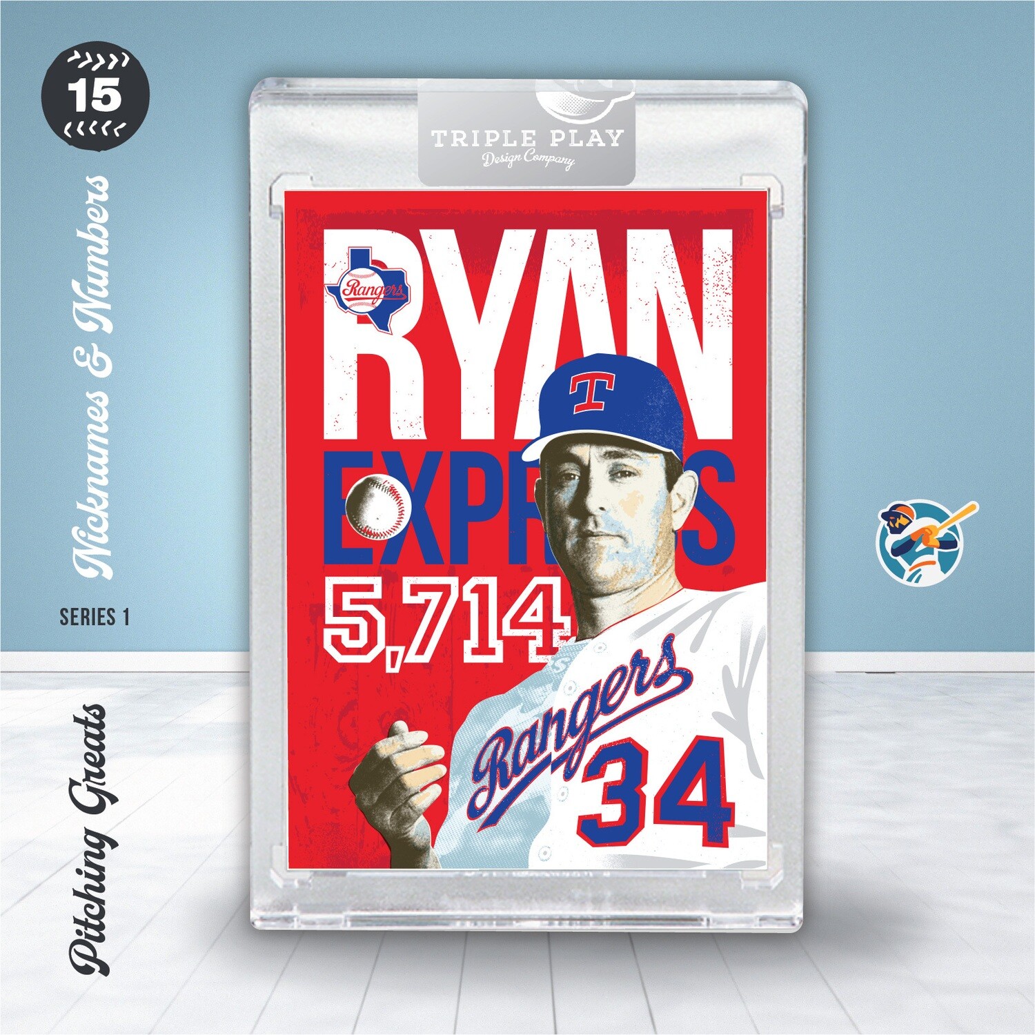 NOLAN RYAN - RYAN EXPRESS RANGERS —  SILVER SIG. Variation /5