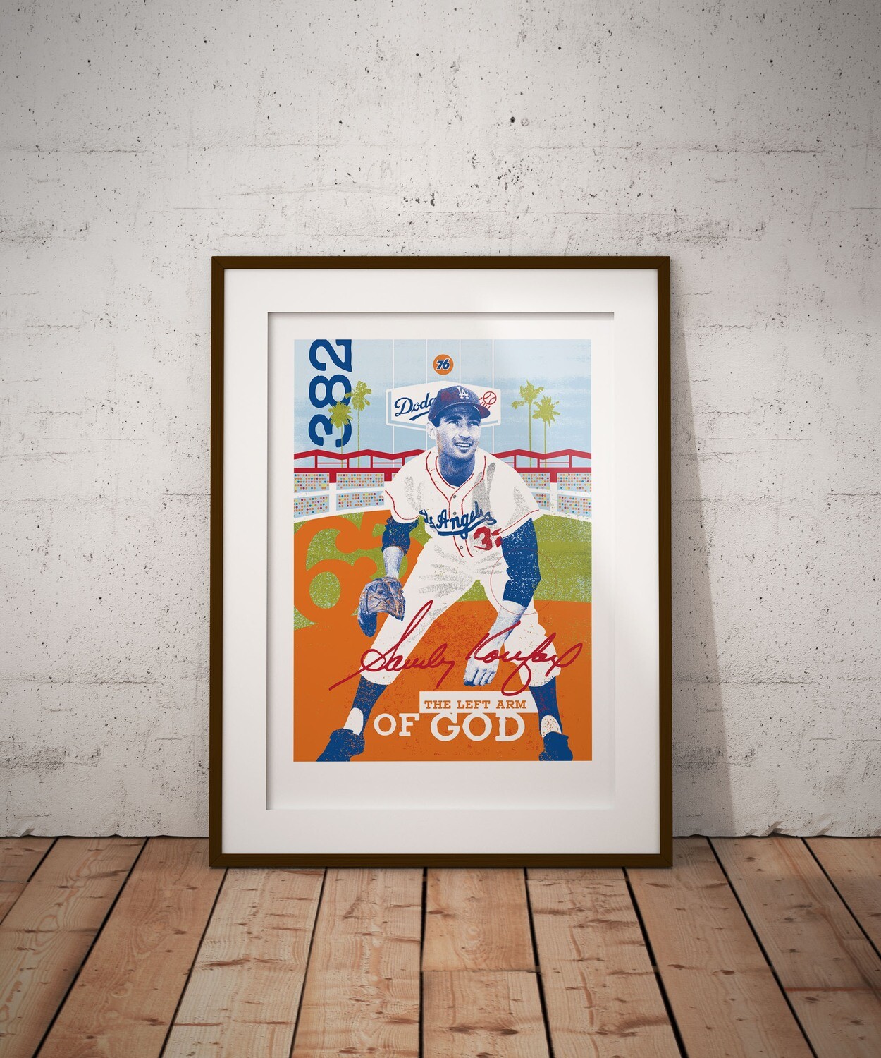 SANDY KOUFAX - LEFT ARM OF GOD — 11 x 14 Print