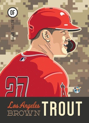 MIKE "BROWN" TROUT  — 11 x 14 Print