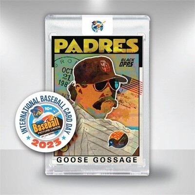 GOOSE GOSSAGE 1986! — Premium Art Card — ONLY 14 ever made!