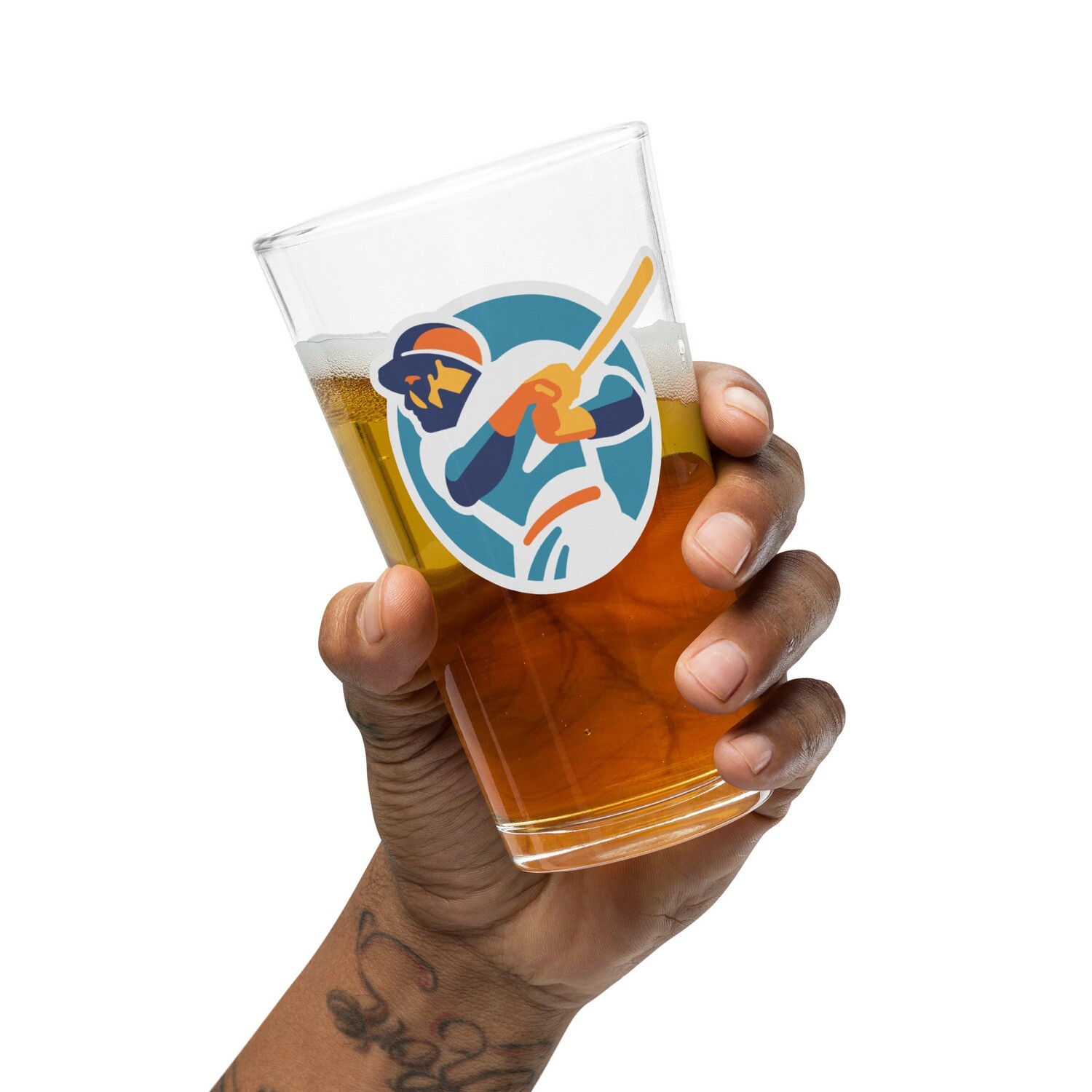 Triple Play Design Logo Shaker pint glass Triple Play Design Logo Shaker pint glass