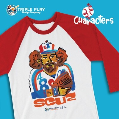 Ross Grimsley — Scuz 3/4 sleeve raglan shirt