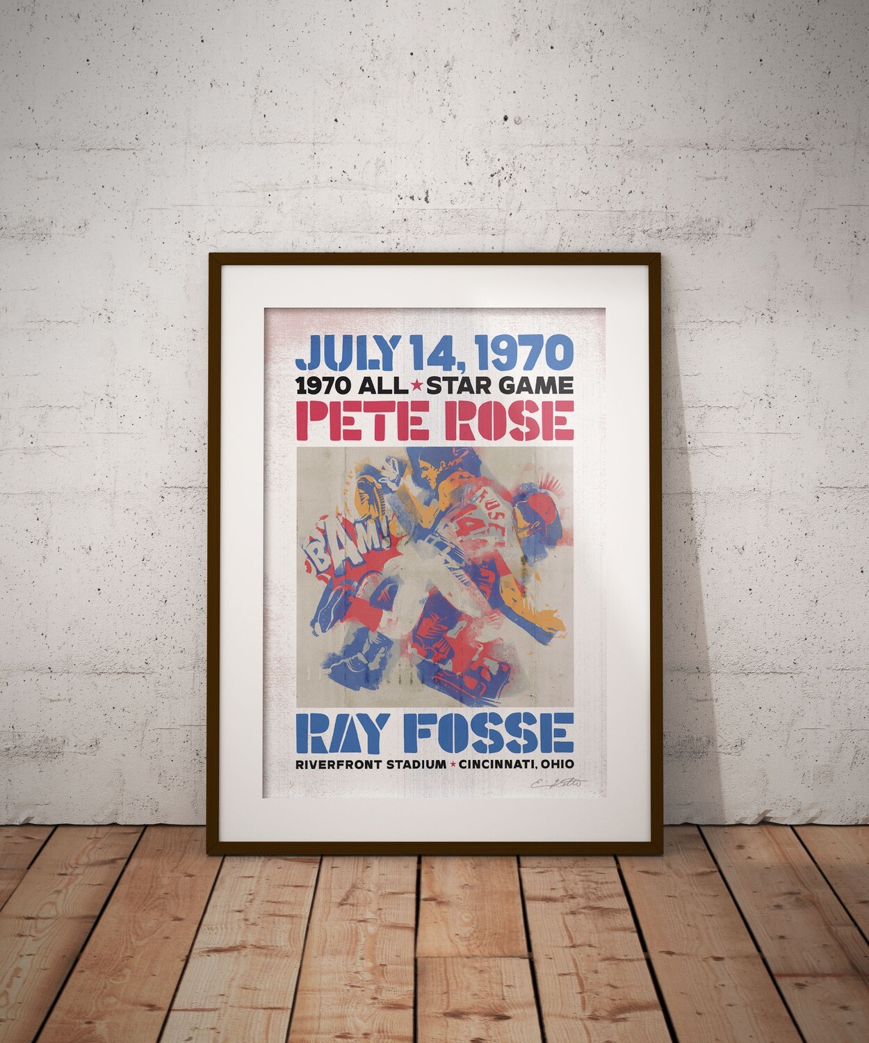 PETE ROSE / RAY FOSSE — COLLISION
