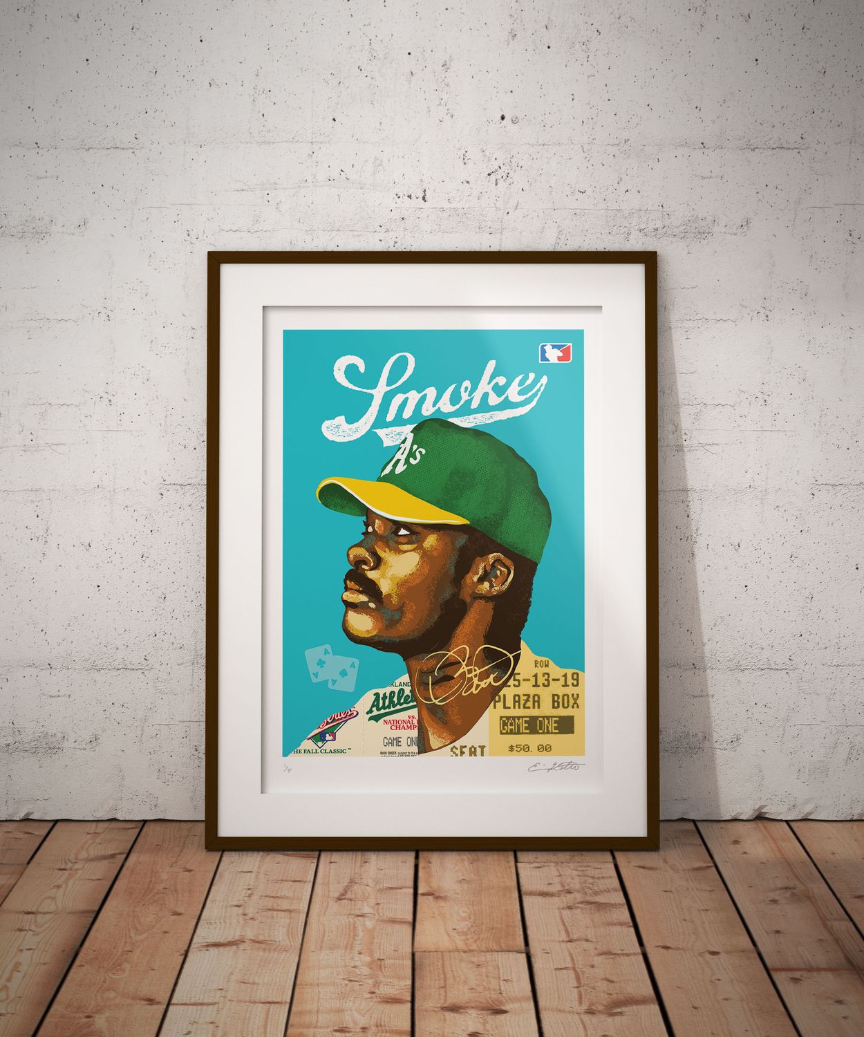DAVE STEWART — SMOKE — 11 x 14 Print