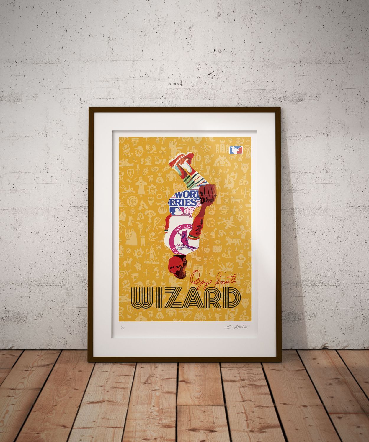 OZZIE SMITH - WIZARD — 11 x 14 Print
