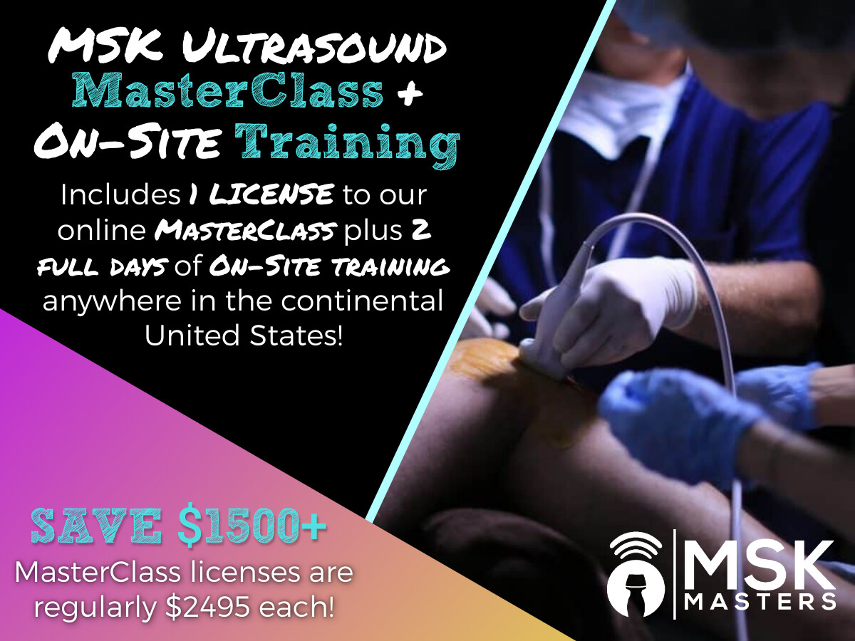 Home of the best MSK Ultrasound courses and onsite training!