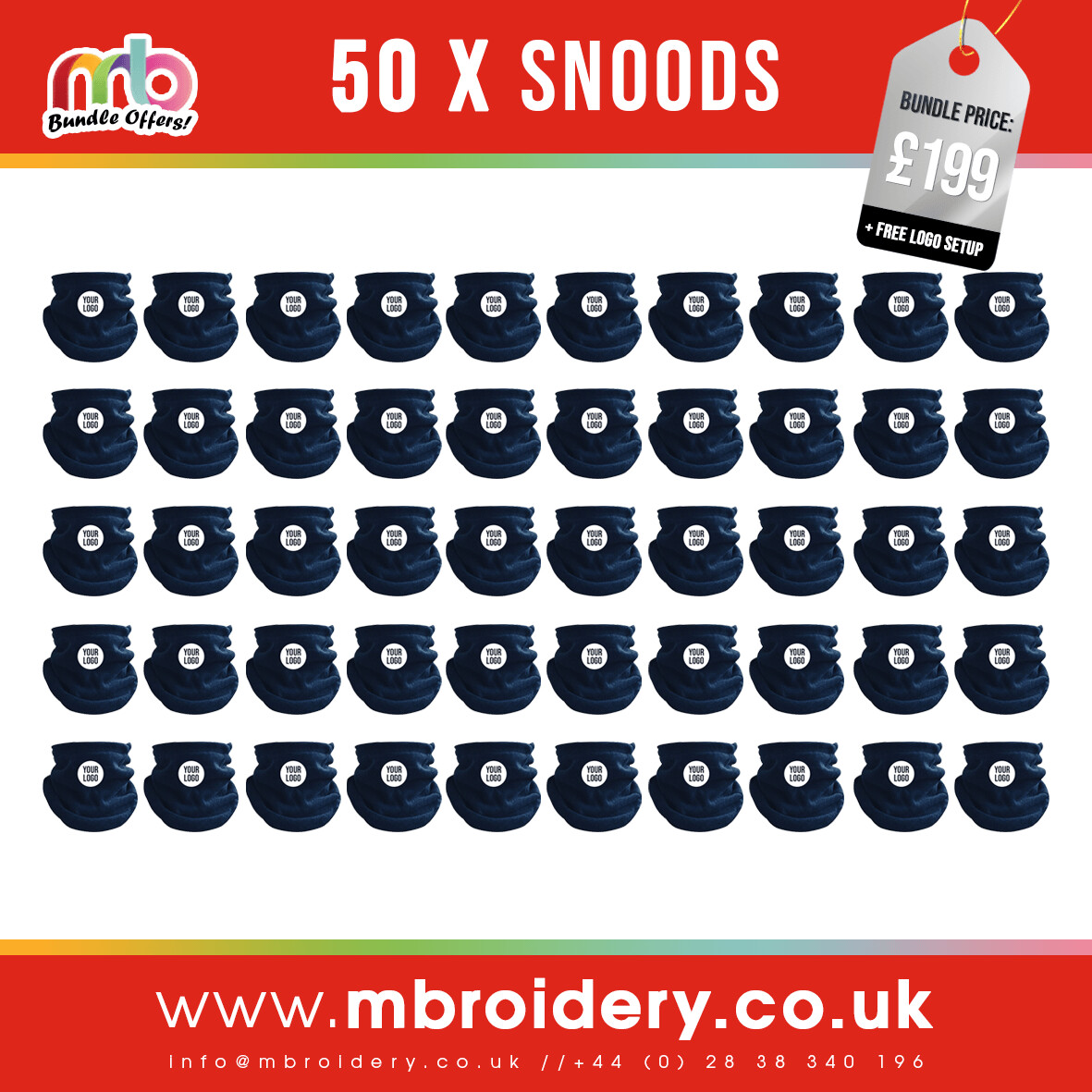 50 x Snoods