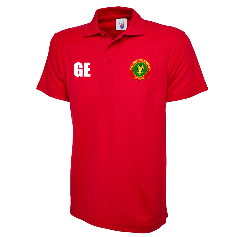 Staff Millington PS Polo Shirt - Red