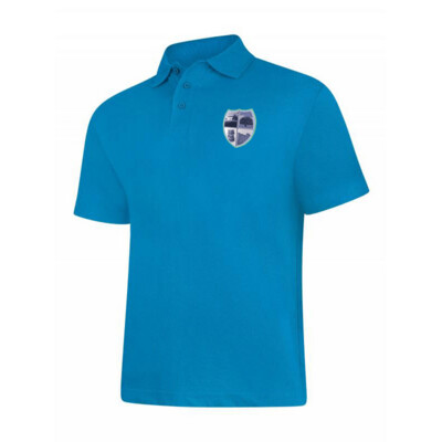 Men's Beechlawn School Polo Shirt - Sapphire Blue