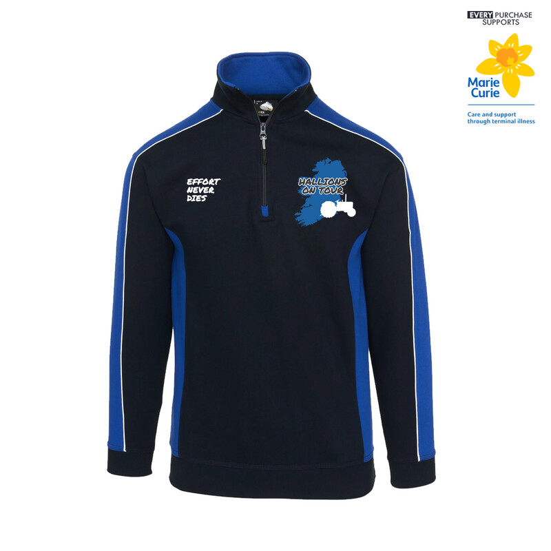 Navy/Royal 1/4 Zip Hallions on Tour