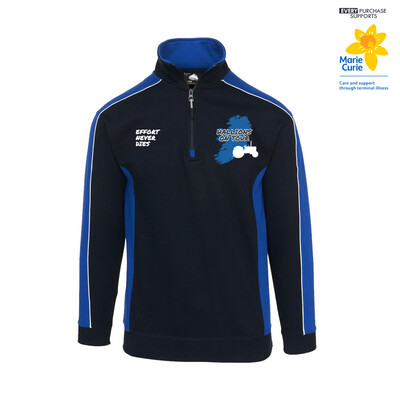 Navy/Royal 1/4 Zip Hallions on Tour