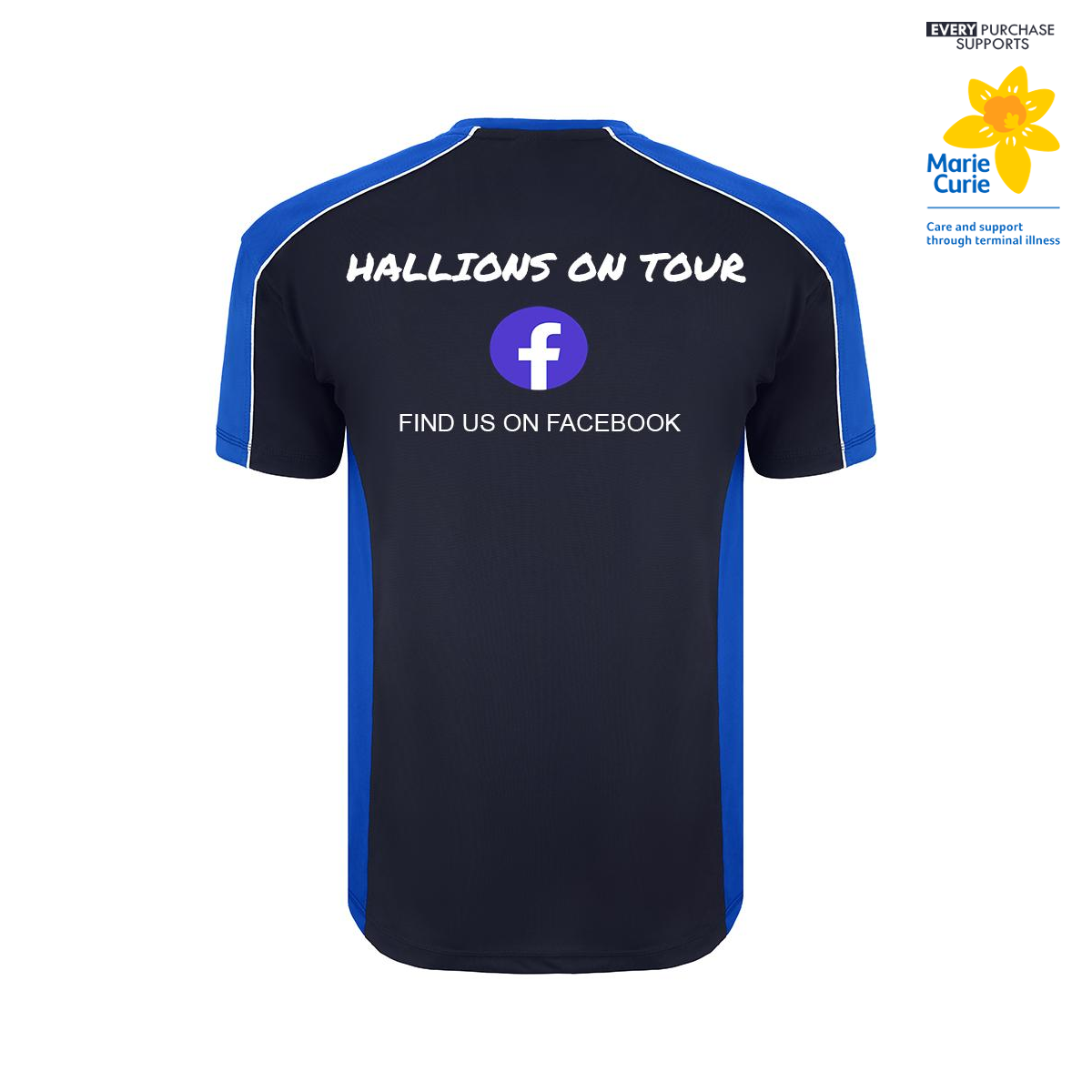 Navy/Royal T-Shirt Hallions on Tour
