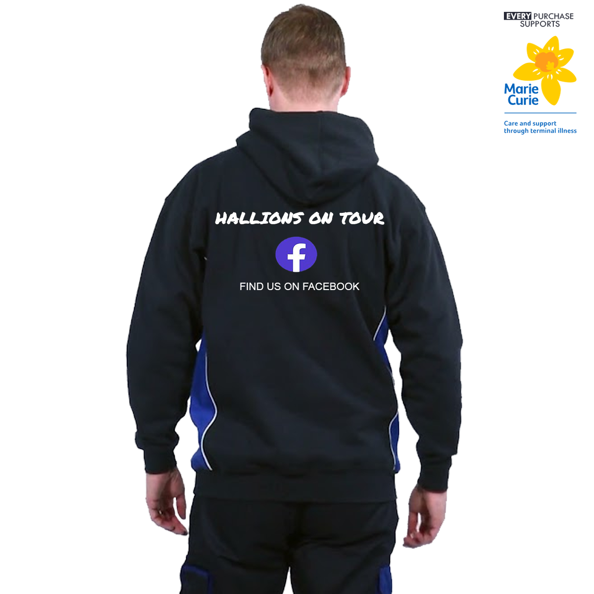 Navy/Royal Hoodie Hallions on Tour