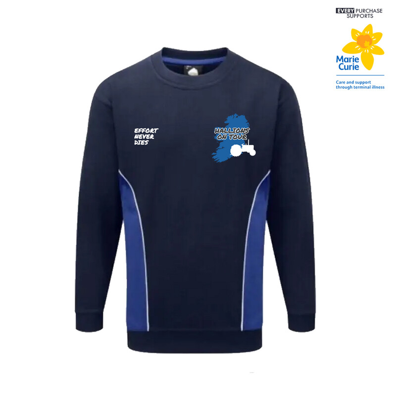 Navy/Royal Sweatshirt Hallions on Tour