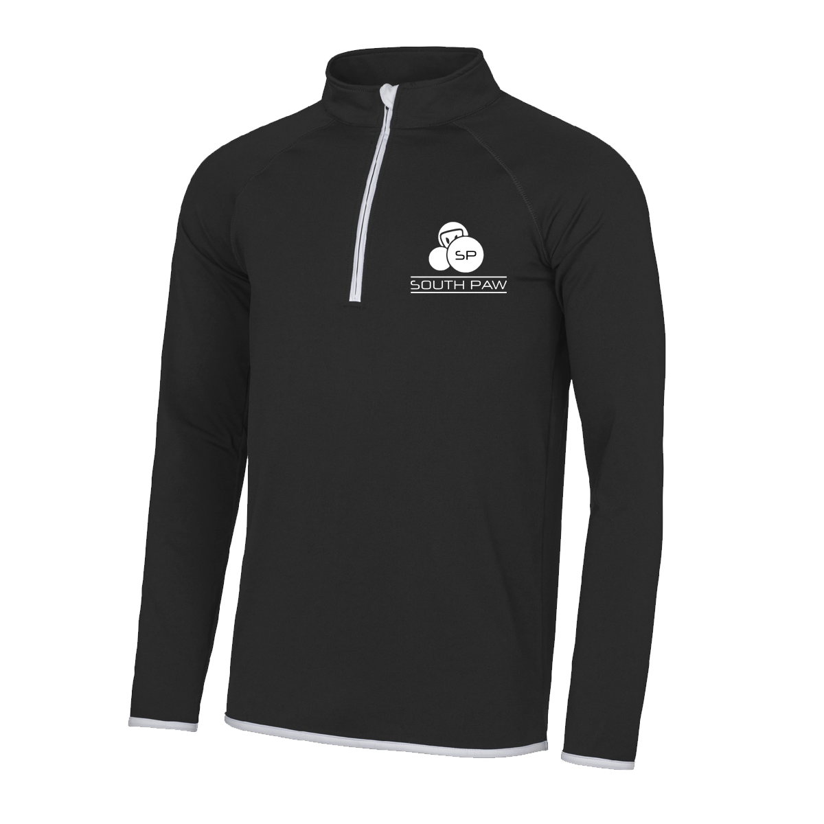 Official Southpaw Black/White Cool 1/4 Zip