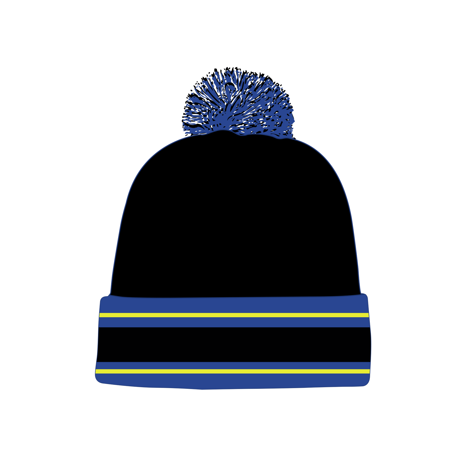 Ridgeway Mill YFC Bobble Hat (Black/Blue)