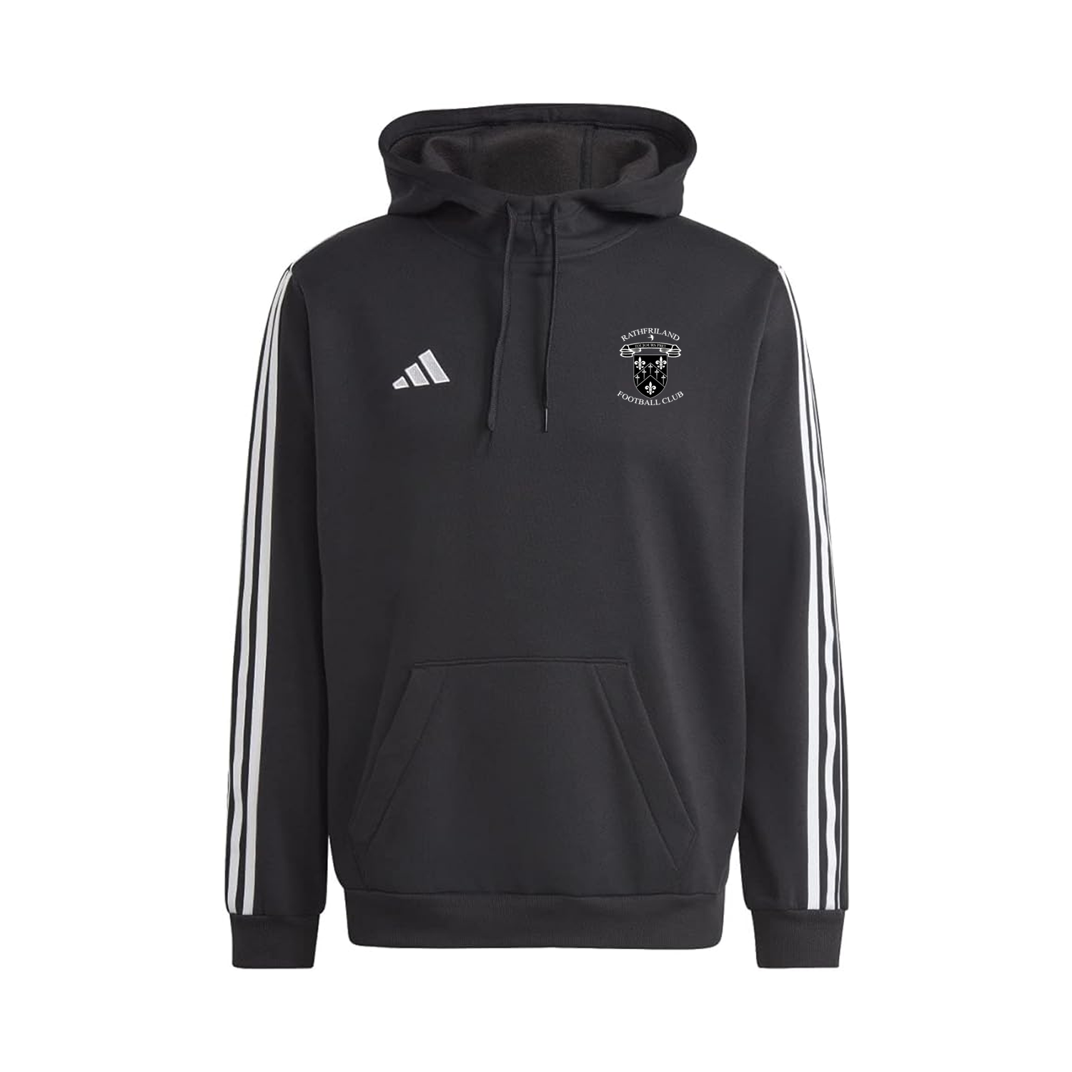 Rathfriland FC Adidas Sweat Hoodie Black