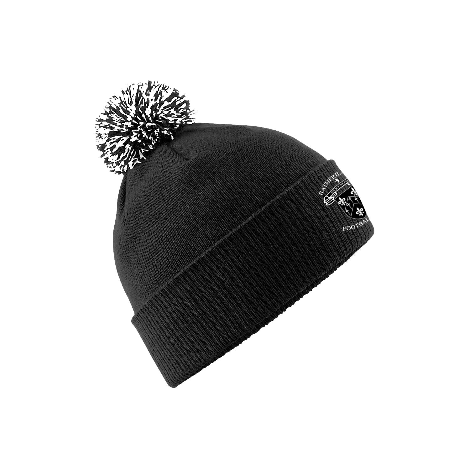 Rathfriland FC Black Club Bobble Hat